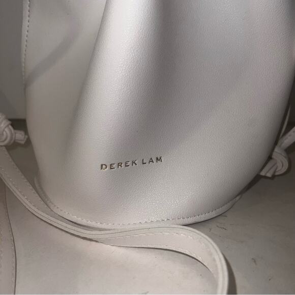 DEREK LAM white leather bucket minimalist quiet luxury bag - Picture 6 of 10